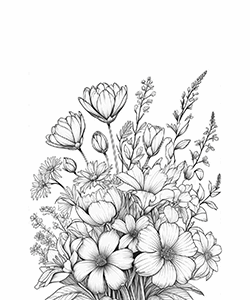 bunch of flowers