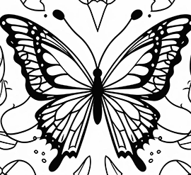 a beautiful butterfly
