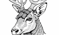 majestic deer