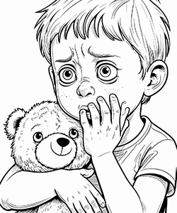 kids with bear