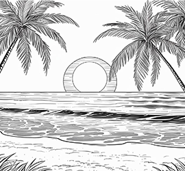 a beach for adults