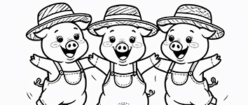 three pigs