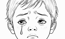 sad child