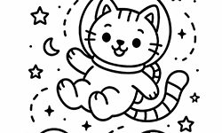 the astronaut kitten