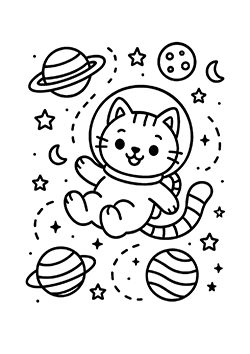 the astronaut kitten