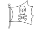 pirate flag for kids to coloring