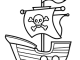 pirate ship for kids to coloring