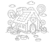 candy store for kids to coloring