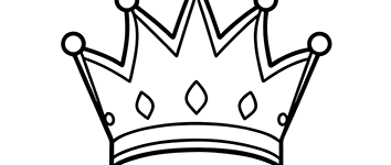 crown for kids to coloring