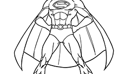 superhero for kids to coloring
