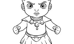 baby hero to paint