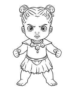 baby hero to paint
