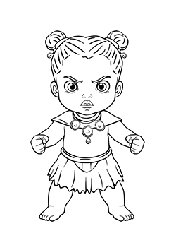 baby hero to paint