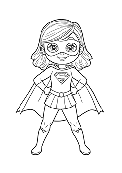 heroine girl for kids