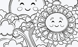 mandala for kids to coloring