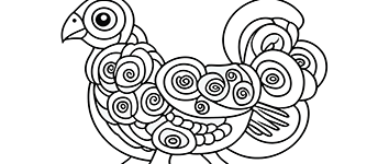 mandala for kids to coloring