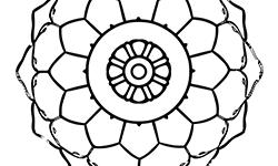 mandala for kids to coloring