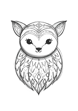 cute animals for kids to coloring