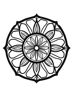 mandalas para niños para colorear