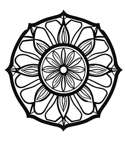 mandala for kids to coloring