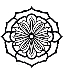 mandala for kids to coloring