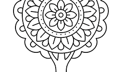 mandala tree for kids