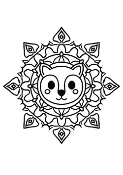 mandala infantil para niños