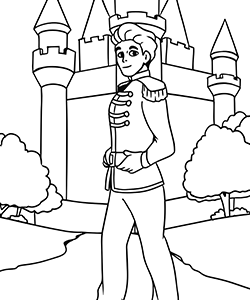 prince for little kids to coloring