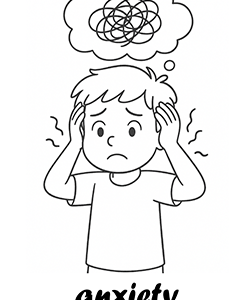 emotions coloring for kids
