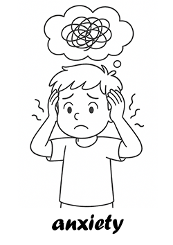 emotions coloring for kids