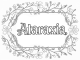 coloring words. Ataraxia