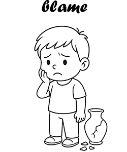 emotions coloring for kids