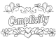 coloring words. Complicity
