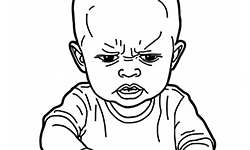 emotions coloring for kids