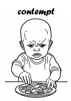 emotions coloring for kids