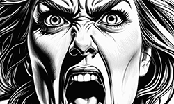 face coloring pages for adults