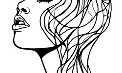 face for adults to coloring