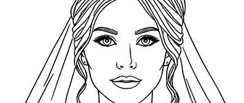 face coloring pages for adults