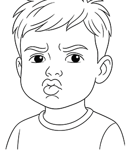face coloring pages for adults
