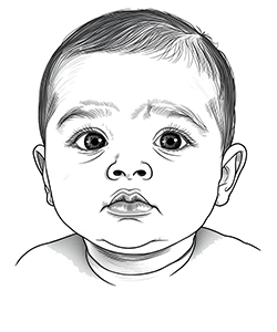 face coloring pages for adults