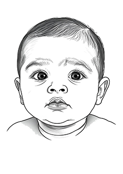 face coloring pages for adults