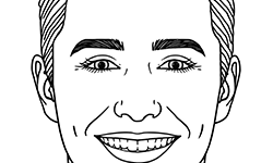 face coloring pages for adults