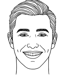face coloring pages for adults