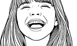 face coloring pages for adults