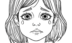 face coloring pages for adults