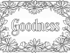 coloring words. Goodness