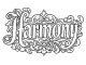 coloring words. Harmony