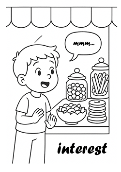 emotions coloring for kids