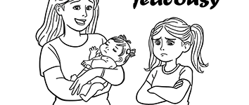 emotions coloring for kids