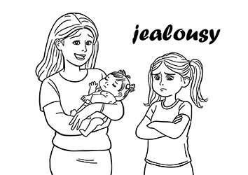 emotions coloring for kids